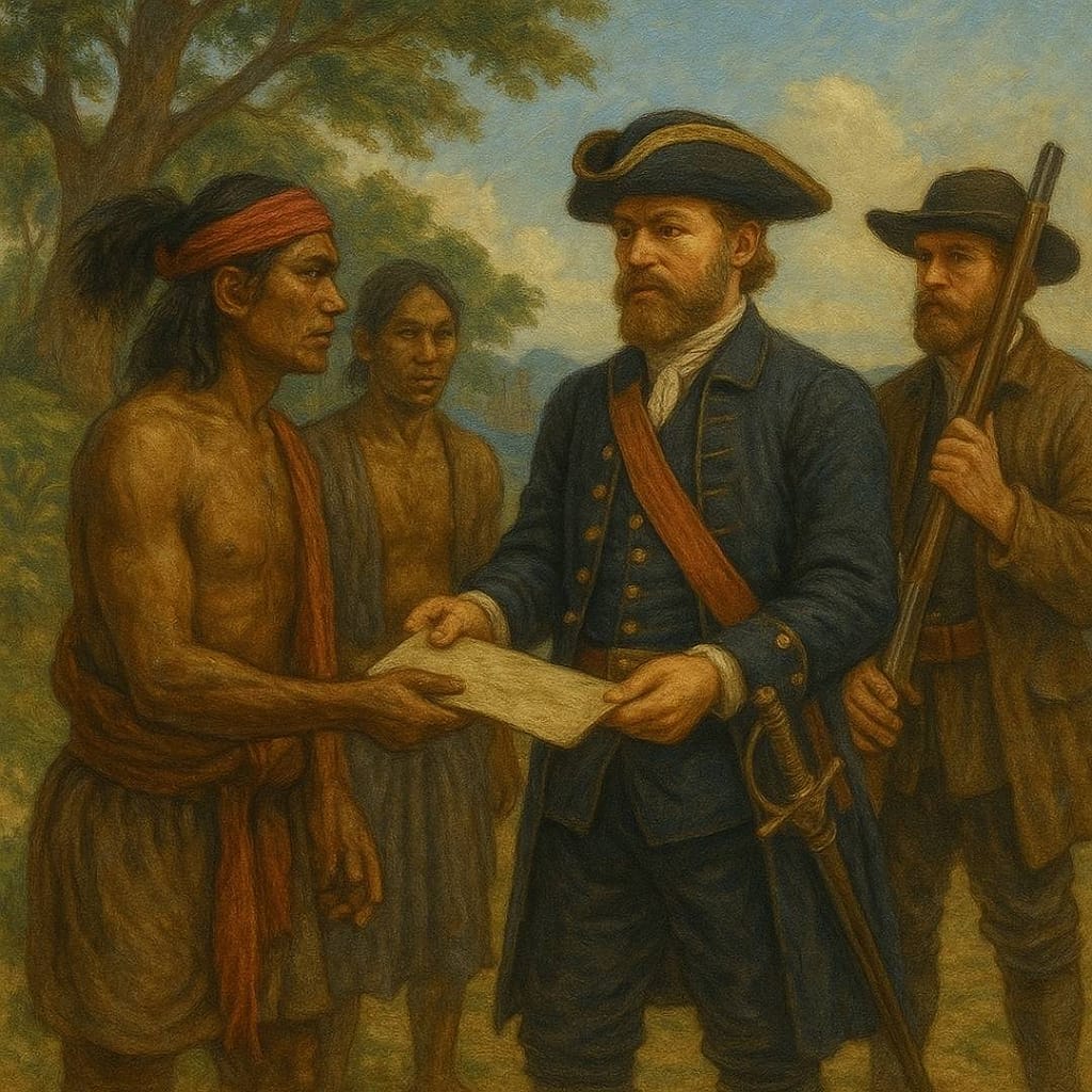 Interacción entre colonizadores y nativos en la isla de Sumba, Indonesia