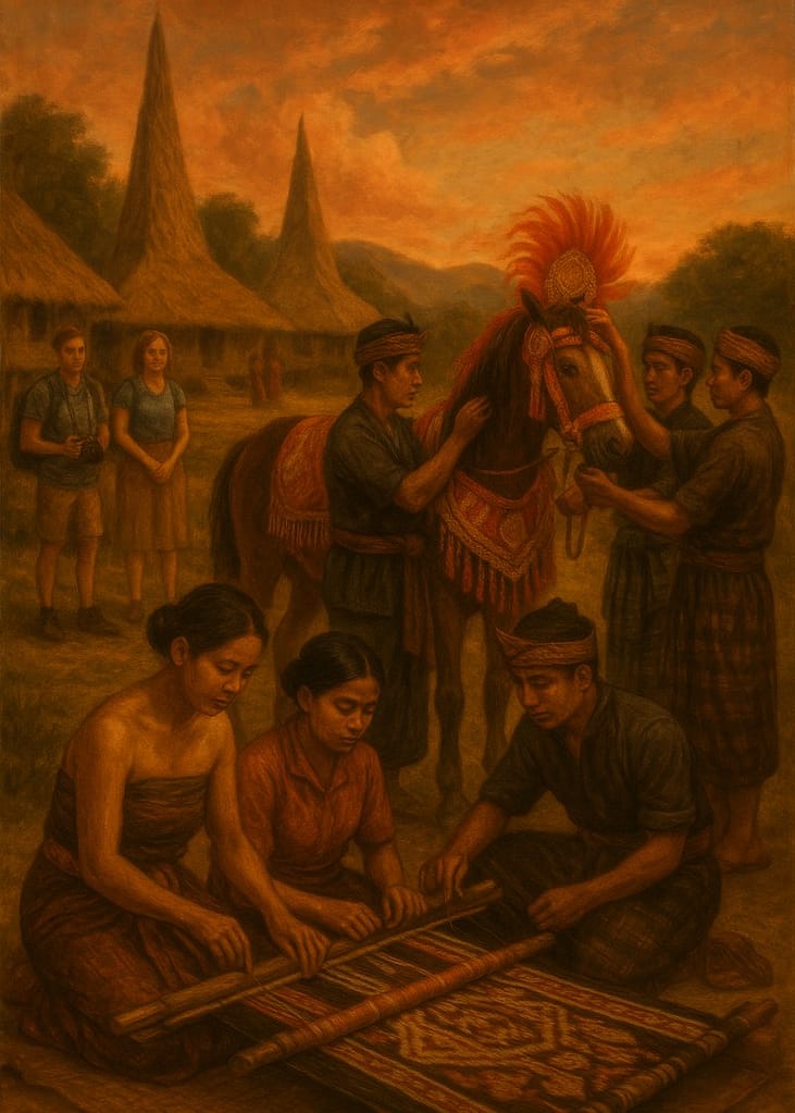 Inicios del turismo en la isla de Sumba, Indonesia